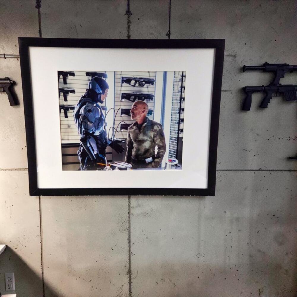 RoboCop Joel Kinnaman Autographed 11X14 Framed & Matted COA PSA Suicide Squad
